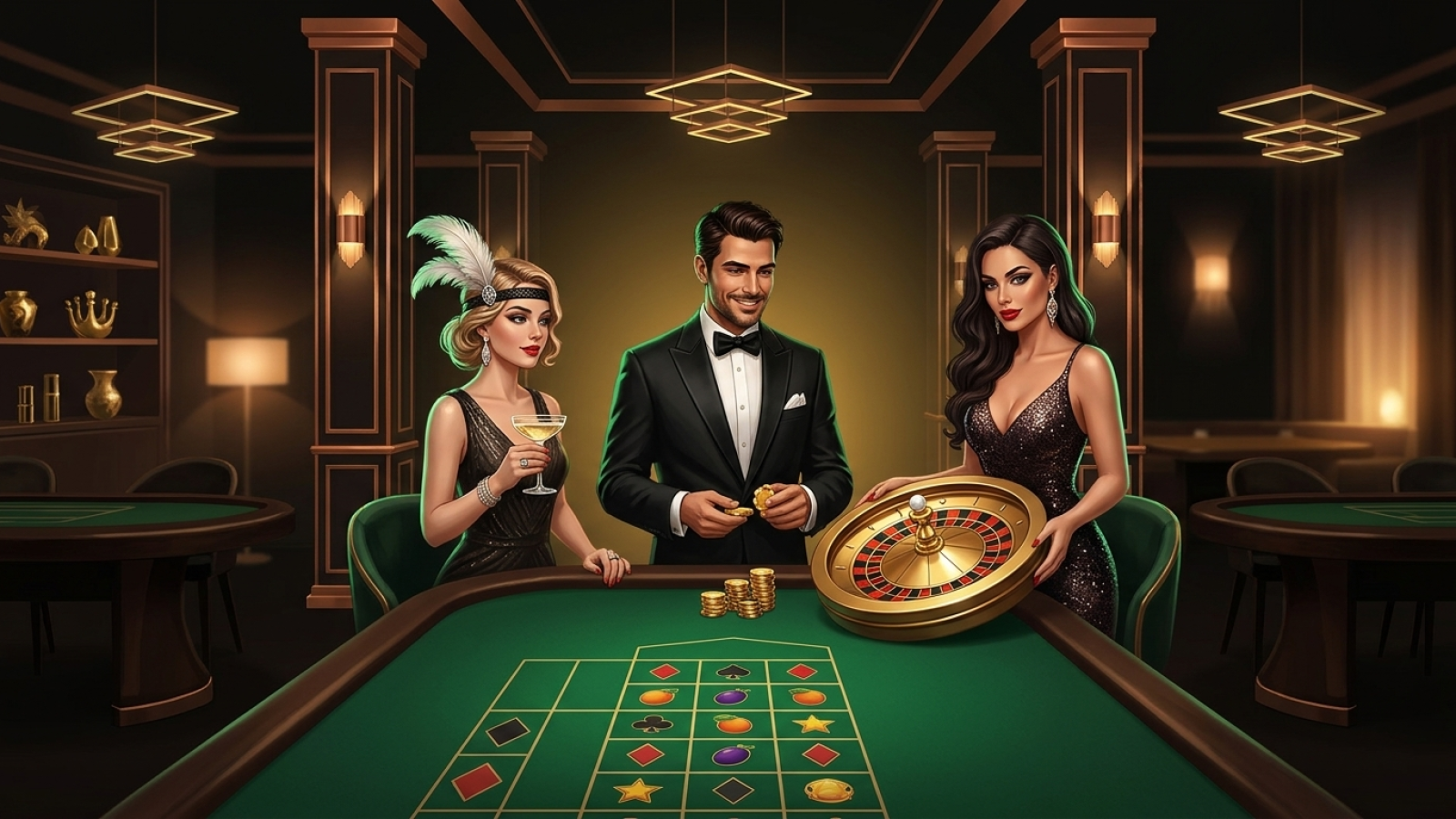Ritzo Casino: Illustrative Szene; Bewertung: 6.4/10; Lizenz: Curaçao (CGA)